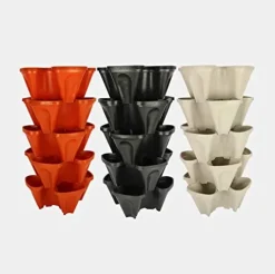 Generic U-Pick Garden Vertical Planters Black