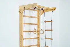 Generic Wooden Sport Swedish Ladder with Pull Up Bar – Fixed Pull Up Bar
