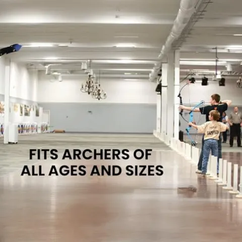 GENESIS Archery Compound Bow Kit Adjustable Draw Length 15″ to 30″ & Weight 10-20 lbs Left-Handed Purple