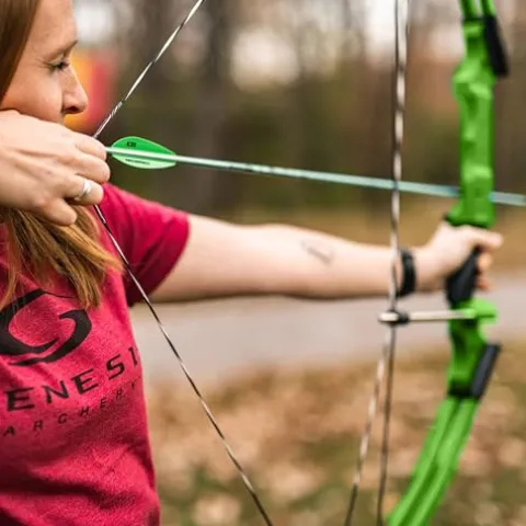 GENESIS Archery Original Adjustable Right-Handed Compound Bow Green (3 Pack)