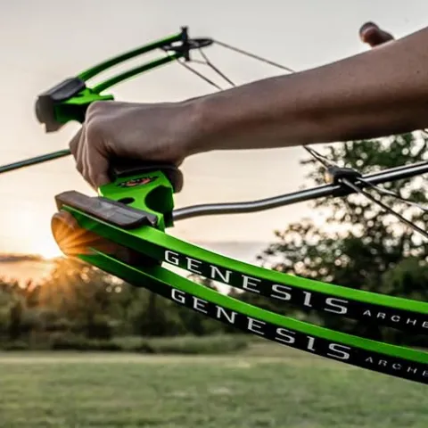 GENESIS Archery Original Adjustable Right-Handed Compound Bow Green (3 Pack)