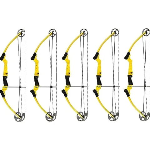 GENESIS Archery Original Adjustable Right-Handed Compound Bow Yellow