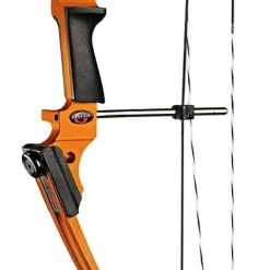 GENESIS Original Adjustable Preassembled Right-Handed Compound Bow for Beginners and Experts Orange