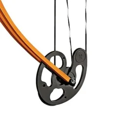 GENESIS Original Adjustable Preassembled Right-Handed Compound Bow for Beginners and Experts Orange