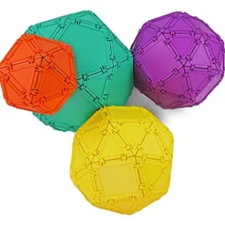 Geometiles Jumbo 3D Building Set 512-pc Math Learning USA