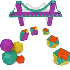 Geometiles Jumbo 3D Building Set 512-pc Math Learning USA
