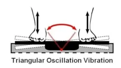 GForce Portable Dual Motor 1500 Watt Whole Body Vibration Plate Exercise Machine Black