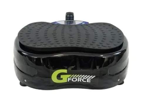 GForce Portable Dual Motor 1500 Watt Whole Body Vibration Plate Exercise Machine Black