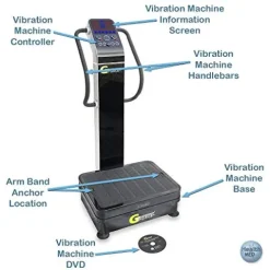 GForce Professional Dual Motor Whole Body Vibration Machine 1500 Watt