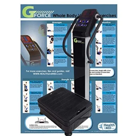 GForce Professional Dual Motor Whole Body Vibration Machine 1500 Watt