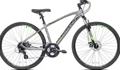 Giordano Brava Hybrid Comfort Bike Silver