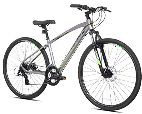 Giordano Brava Hybrid Comfort Bike Silver