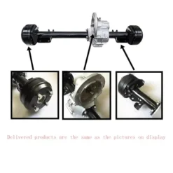 Giuqa Rear Axle Assembly for EZGO Golf Cart 1994-Up TXT (Updated Version)