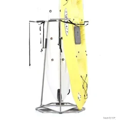 Glacik SPAREHAND Vertical Storage Rack for 3 Kayak/SUP Paddle Boards (G-760) Bronze