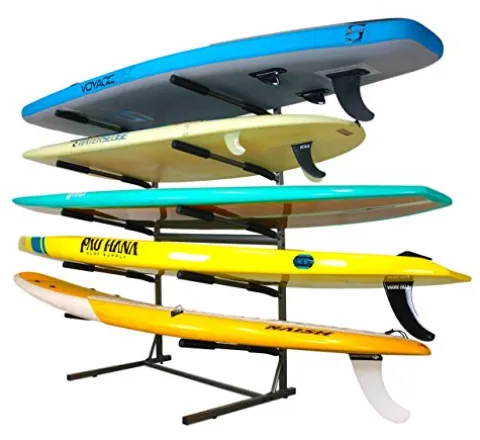 Glacik Stoneman Sports 5 SUP Freestanding Storage Rack Bronze