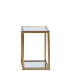 Global Views Escher Pedestal Planter Brass Multi Color