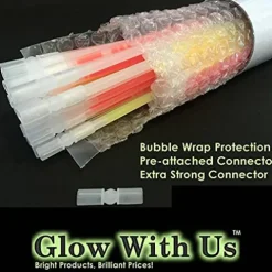 Glow With Us 1200 Glow Stick Necklaces Bulk Assorted Colors
