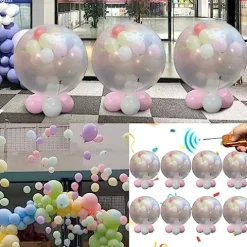 Géneric Wedding Balloon Surprise Set Pink/Transparent/White