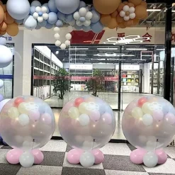 Géneric Wedding Balloon Surprise Set Pink/Transparent/White