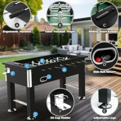 Godora 55″ Foosball Table Black