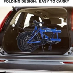 GOJLEX Foldable Tandem Bike 20”City Folding Bicycle White