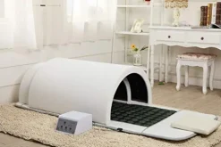 Golden Wave Far Infrared Sauna Dome Home Spa Basic White