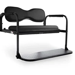 Golf Cart King MODZ® Flip4 Club Car DS Rear Seat Kit Black