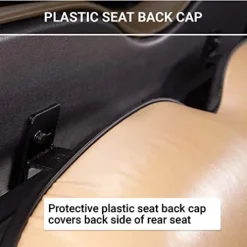 Golf Cart King MODZ® Flip4 EZGO RXV Golf Cart Rear Seat Kit Black