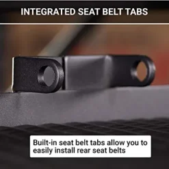 Golf Cart King MODZ Flip4 EZGO TXT & TXT48 1995+ Rear Seat Kit Black