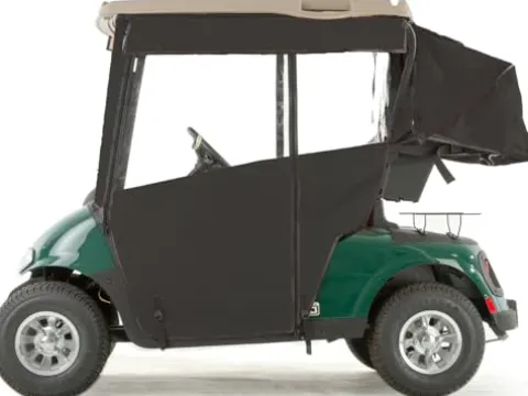 Golf Cart King Pro-Touring Enclosure for EZGO RXV with Bag Cover Black