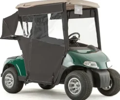Golf Cart King Pro-Touring Enclosure for EZGO RXV with Bag Cover Black
