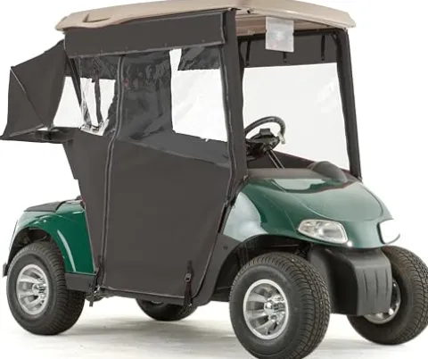 Golf Cart King Pro-Touring Enclosure for EZGO RXV with Bag Cover Black