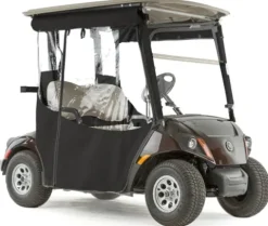 Golf Cart King Pro-Touring Golf Cart Enclosure for Yamaha Drive 2 – Black