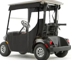 Golf Cart King Pro-Touring Golf Cart Enclosure for Yamaha Drive 2 – Black