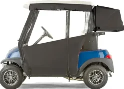 Golf Cart King Pro-Touring Golf Cart Enclosure with Bag Cover Black