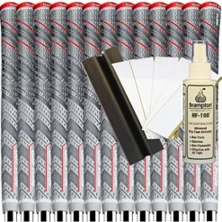 Golf Pride MCC Plus4 Align MIDSIZE 600 Ribbed Grey Golf Grips Kit