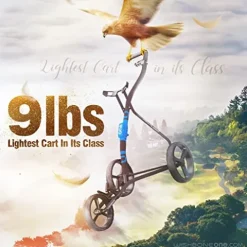 Golf Trolley TGU 3-Wheel Golf Cart Blue