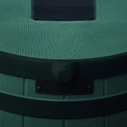 Good Ideas Rain Wizard 50 Gallon Water Storage Barrel Green (4 Pack)