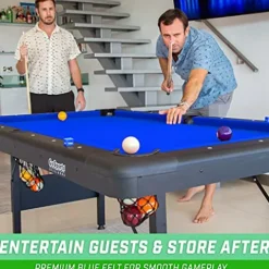 GoSports 7 ft Billiards Table Portable Pool Table Blue