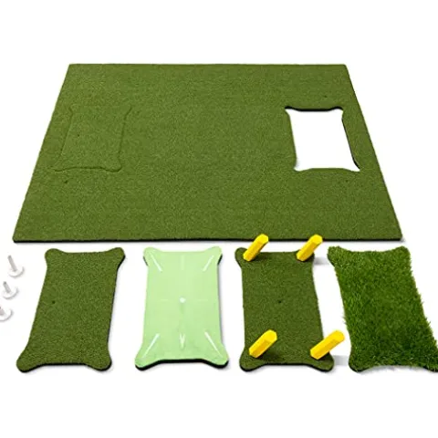 GoSports Golf Practice Hitting Mat Green