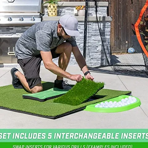 GoSports Golf Practice Hitting Mat Green