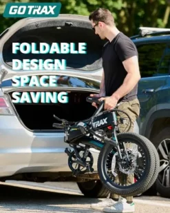 Gotrax R1 20″ Folding Electric Bike 40 Miles Range 48V 350W White