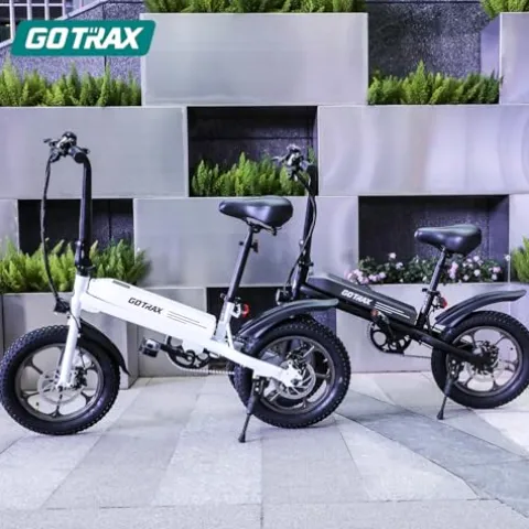 Gotrax S3 16″ Folding Electric Bike 500W 25Miles Range 20Mph Black