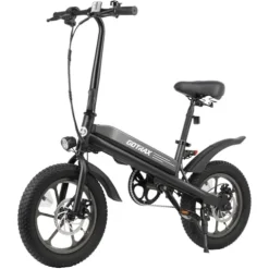 Gotrax S3 16″ Folding Electric Bike 500W 25Miles Range 20Mph Black