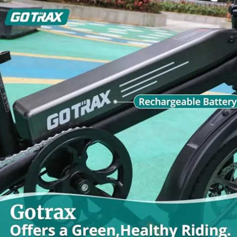 Gotrax S3 16″ Folding Electric Bike 500W 25Miles Range 20Mph Black