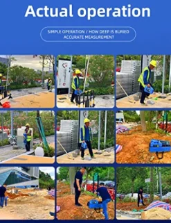 GOYOJO Underground Pipeline Detector Metal Pipe Wire and Optical Cable Fault Locator (KT-6000G)