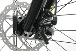 Gravity 2024 FSX 2.0 Dual Full Suspension Mountain Suntour Matt Black with Red Wheels