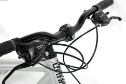 Gravity 2024 FSX 2.0 Dual Full Suspension Mountain Suntour Matt Black with Red Wheels