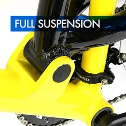 Gravity FSX 1.0 Dual Full Suspension Mountain Bike Yellow