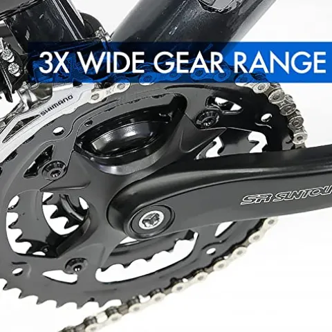 Gravity FSX 1.0 Dual Full Suspension Mountain Bike Yellow